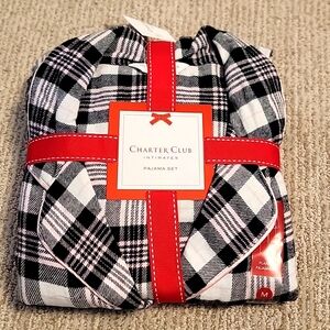 Charter Club Women's flannel PJ set (NWT)